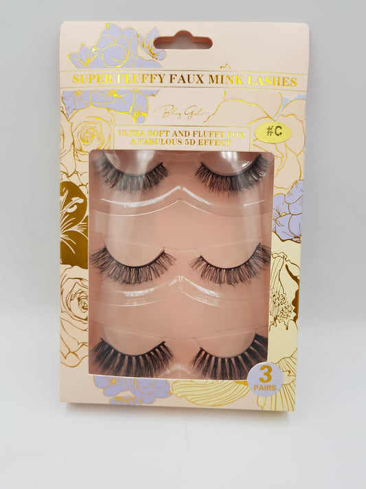 Strip Lashes- 3 pairs