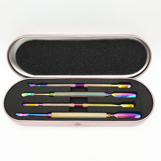 4 Piece Cuticle Pusher Set