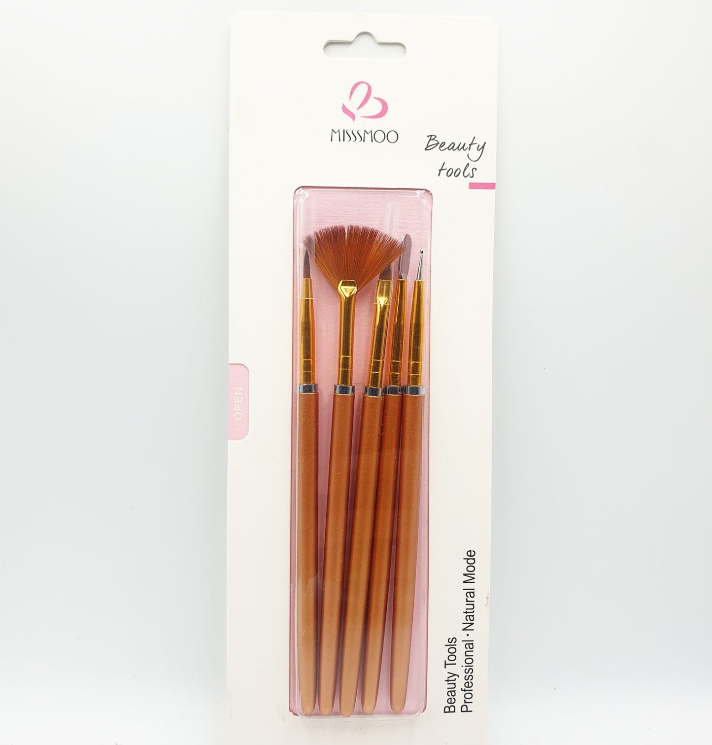 5 Piece Nail Art Brushes