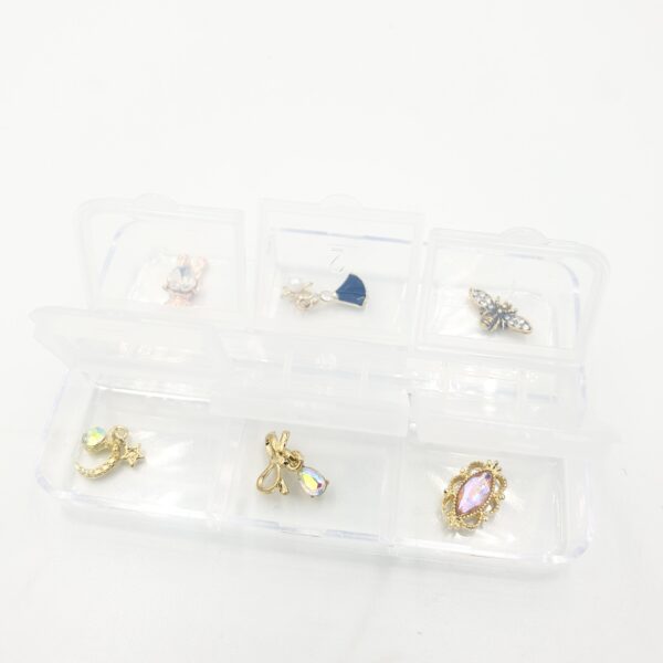 6 Pack Nail Art Charms