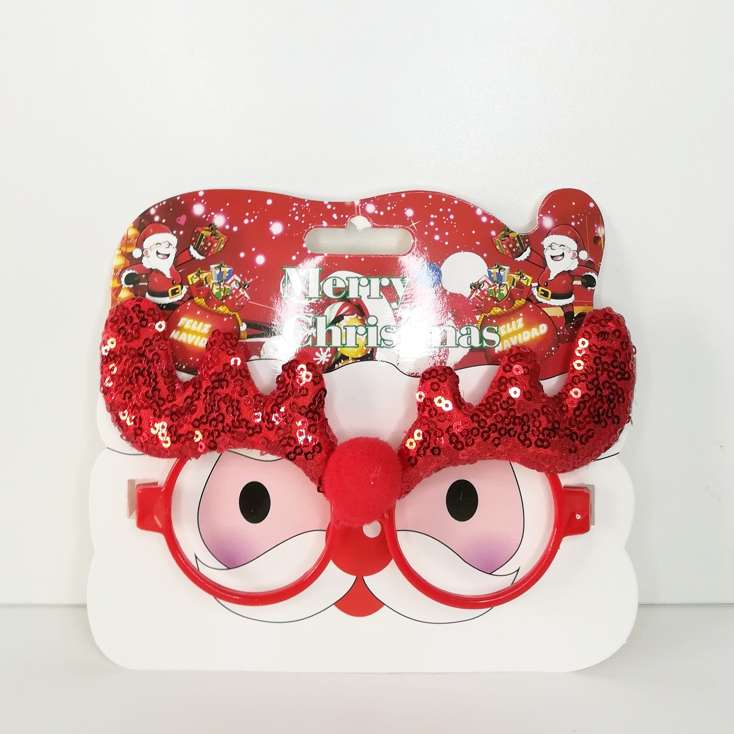 Christmas Reindeer Glasses