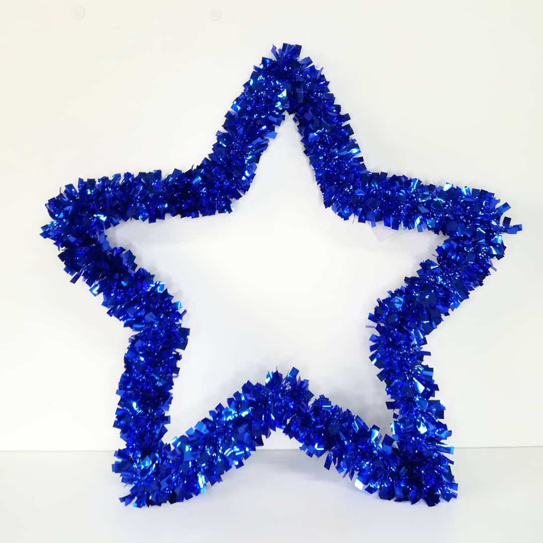 Christmas Star Decor – Blue