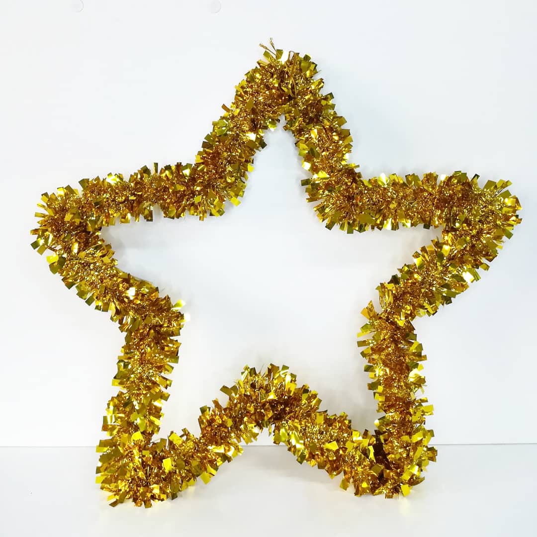 Christmas Star Decor – Gold