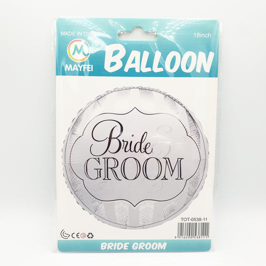 Foil Balloon – Bride Groom