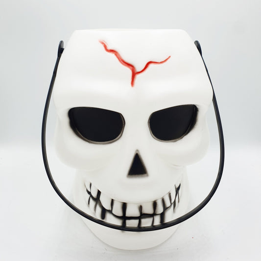 Halloween Trick or Treat Skull Bucket