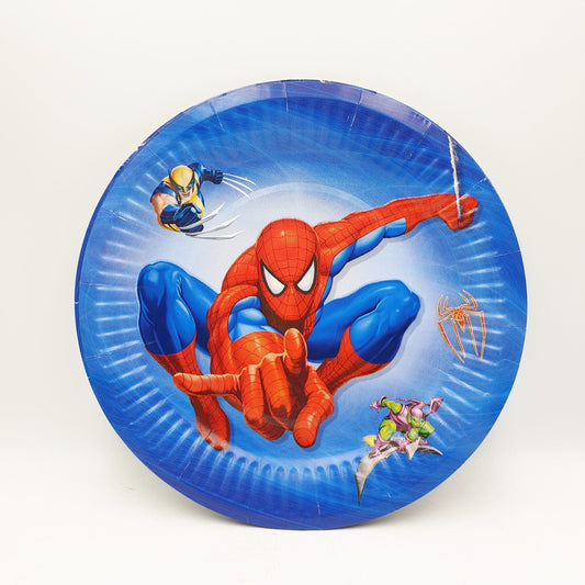 Spiderman mini party plates – pack of 10