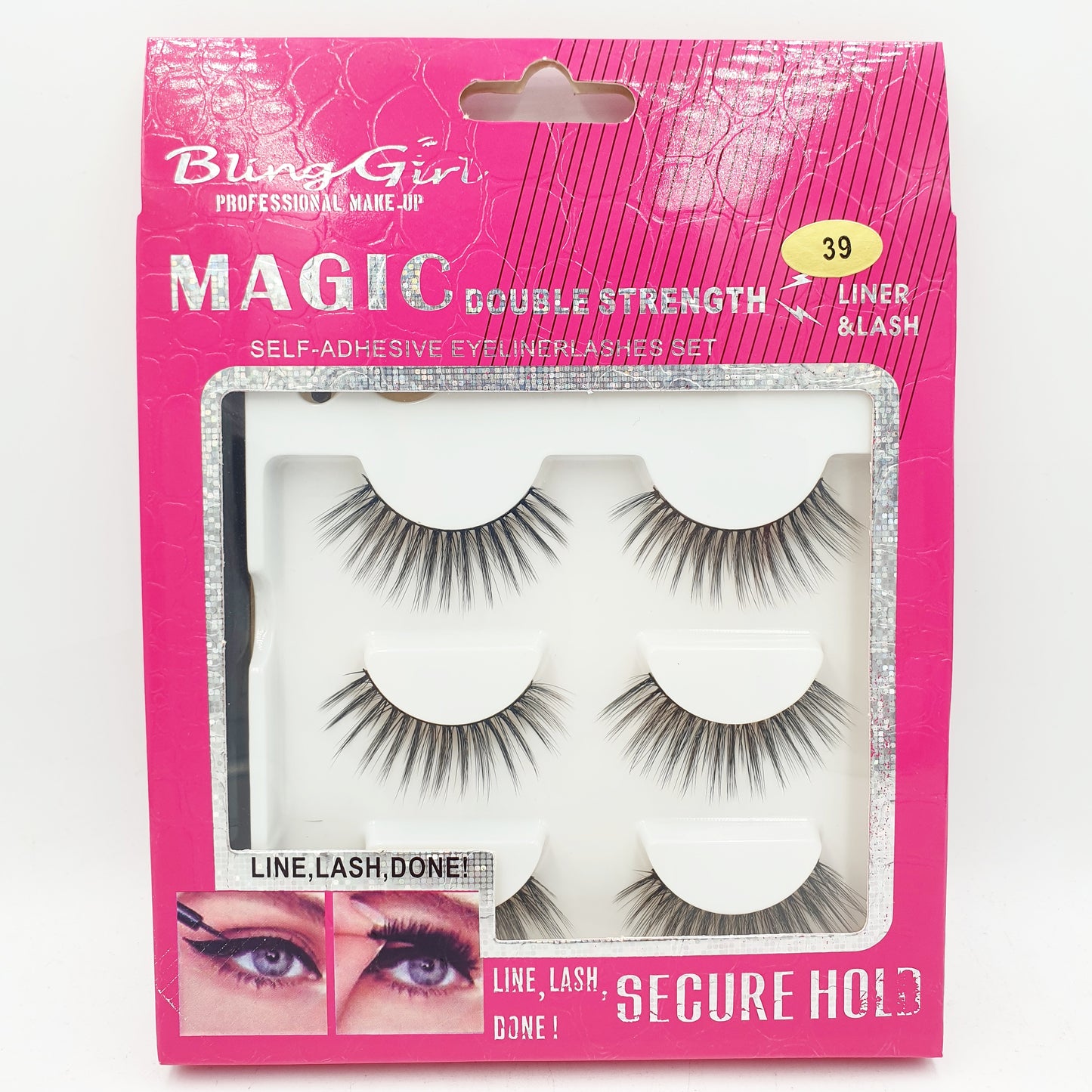 Bling girl 3 pack lashes