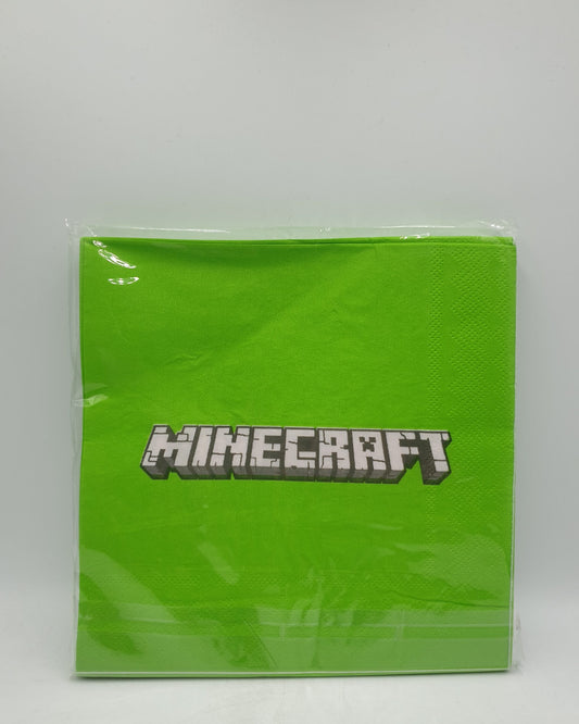 Minecraft party serviettes – Pack of 10