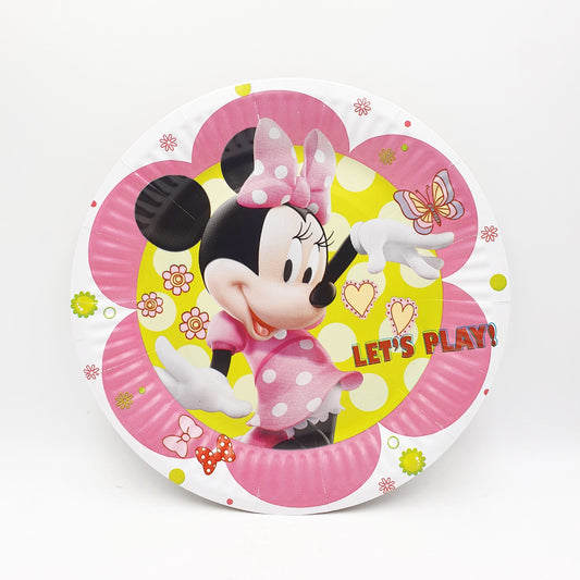 Minnie mouse mini party plates – pack of 10