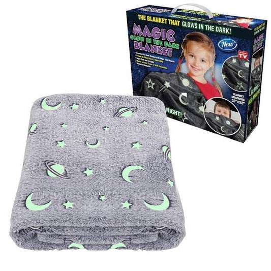 Magic glow in the dark blanket