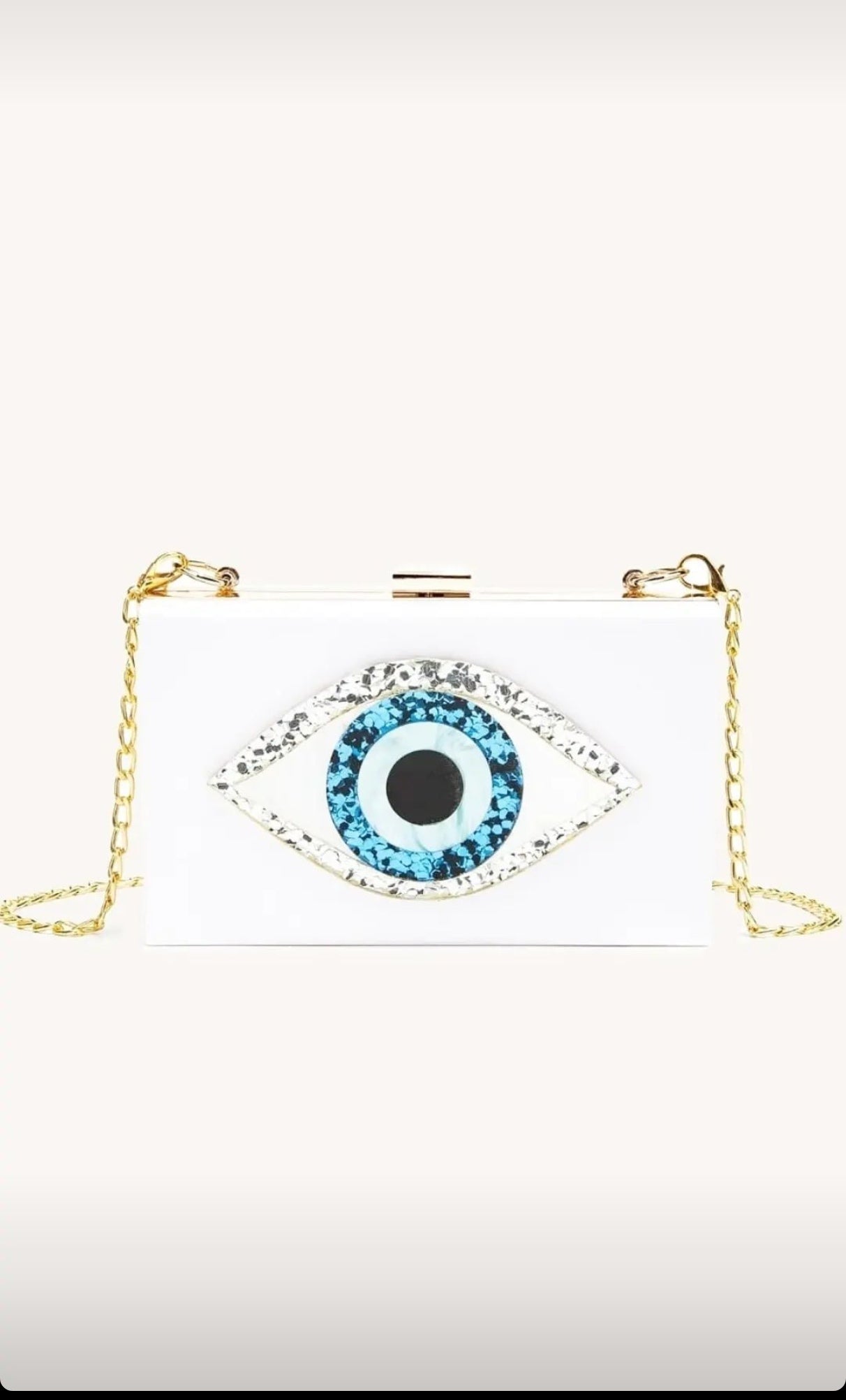 Evil Eye clutch bag