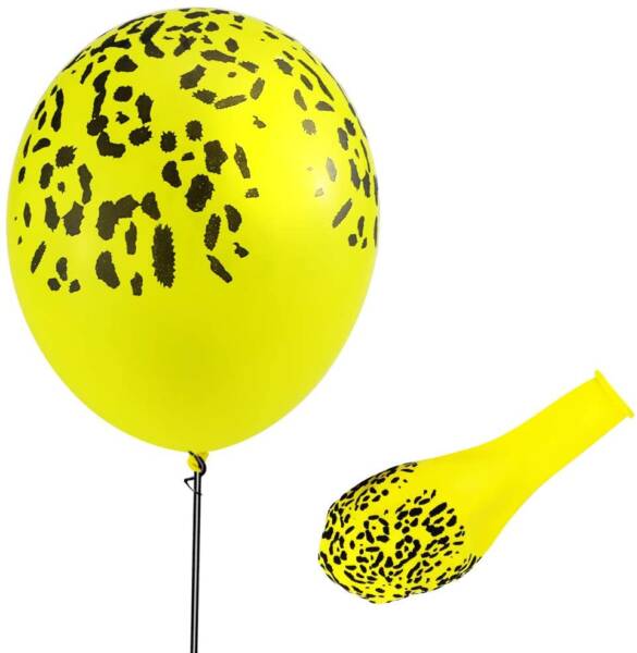 Latex balloons- leopard print